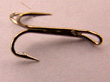 X2B Esmond Drury silver treble fly hooks